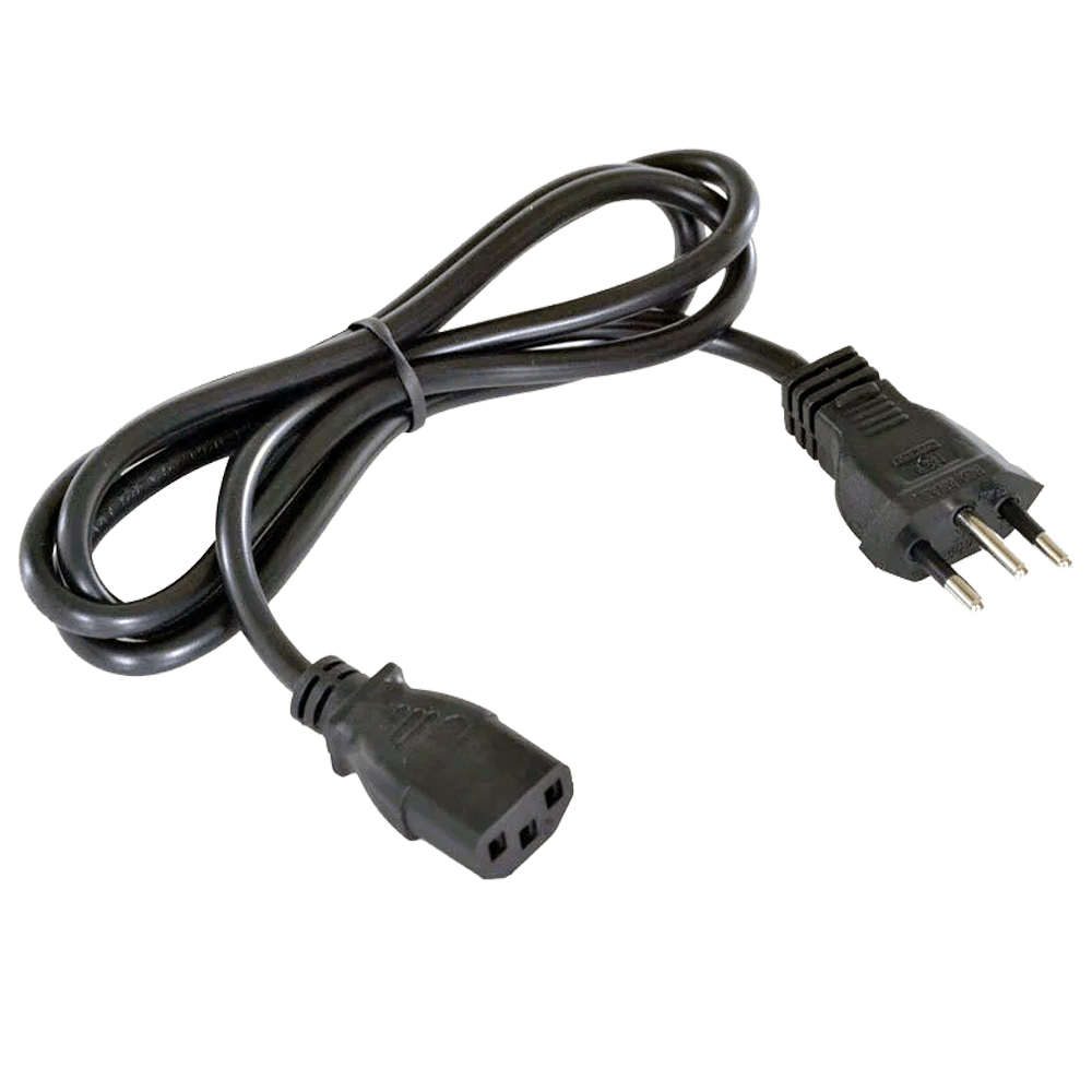 Comprar CABO DE FORCA P/ MONITOR E GABINETE PADRAO NOVO 1,2M PRETO - 44561 em São José dos Pinhais