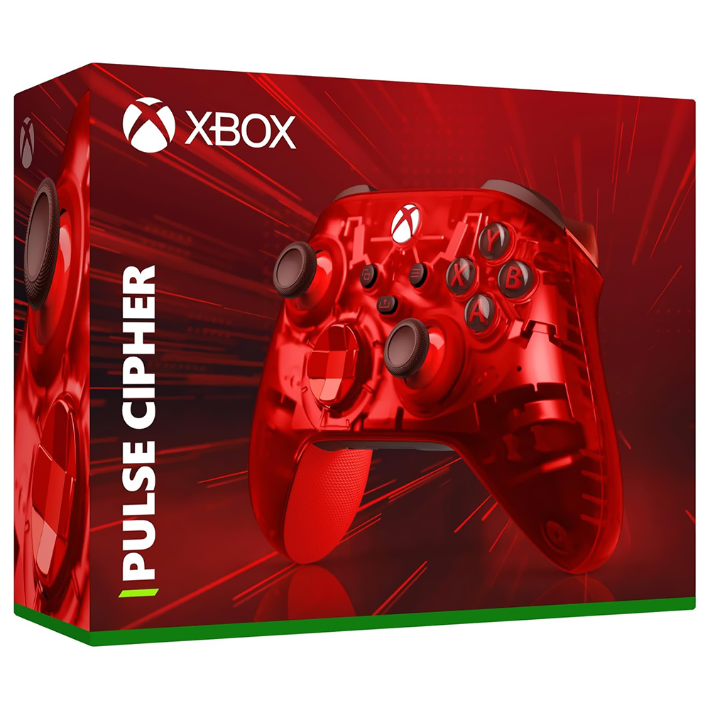 Comprar Controle Microsoft Xbox Wireless - Pulse Cipher Vermelho em São José dos Pinhais