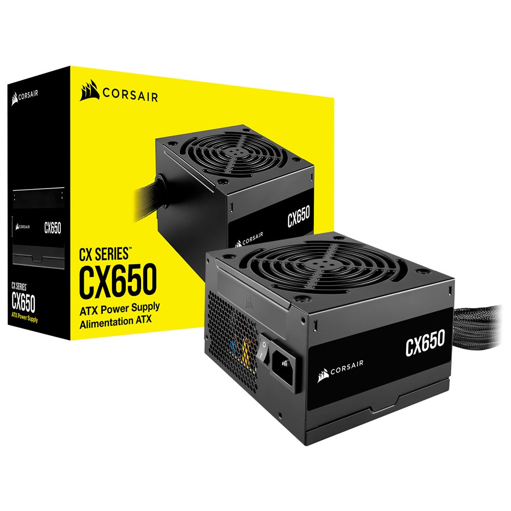 Comprar Fonte de Alimentação Corsair CX650 650W ATX / Não Modular / 80 Plus Bronze - CP-9020278-BR em São José dos Pinhais