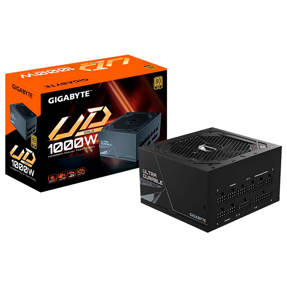 Comprar Fonte de Alimentação Gigabyte GP-UD1000GM 1000W ATX / Modular / 80 Plus Gold em São José dos Pinhais