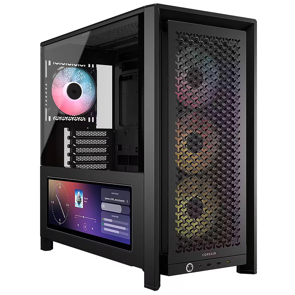 Comprar Gabinete Gamer Corsair Frame 4000D LCD RS CC-9011326-WW Mid Tower / 4 Cooler / ARGB - Preto em São José dos Pinhais