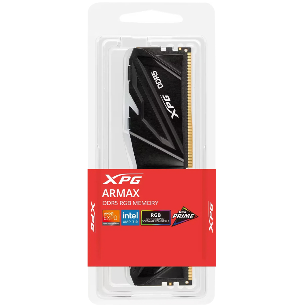 Comprar Memória RAM ADATA XPG Armax DDR5 5600MHz 16GB 5600MHz RGB - Preto (AX5U5600C4616G-SAMRBK) em São José dos Pinhais
