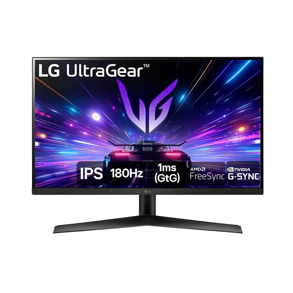 Comprar Monitor Gamer LG UltraGear 27, FHD, 180Hz, 1ms, IPS, DP e HDMI, HDR10, FreeSync, G-Sync - 27GS60F-B em São José dos Pinhais