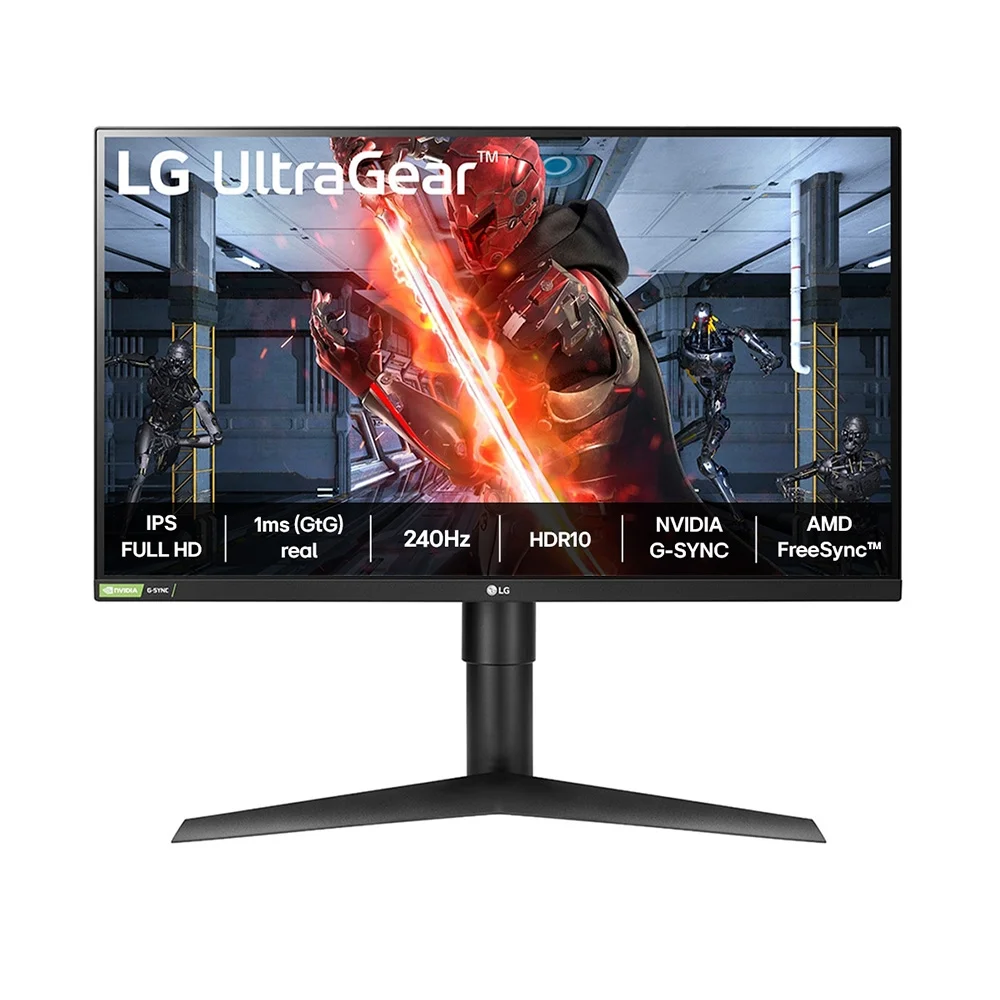 Comprar Monitor Gamer LG UltraGear 27", FHD, 240Hz, 1ms, IPS, FreeSync Premium, G-Sync, HDR10, Altura Ajustável - 27GN750-B.AWZ em São José dos Pinhais