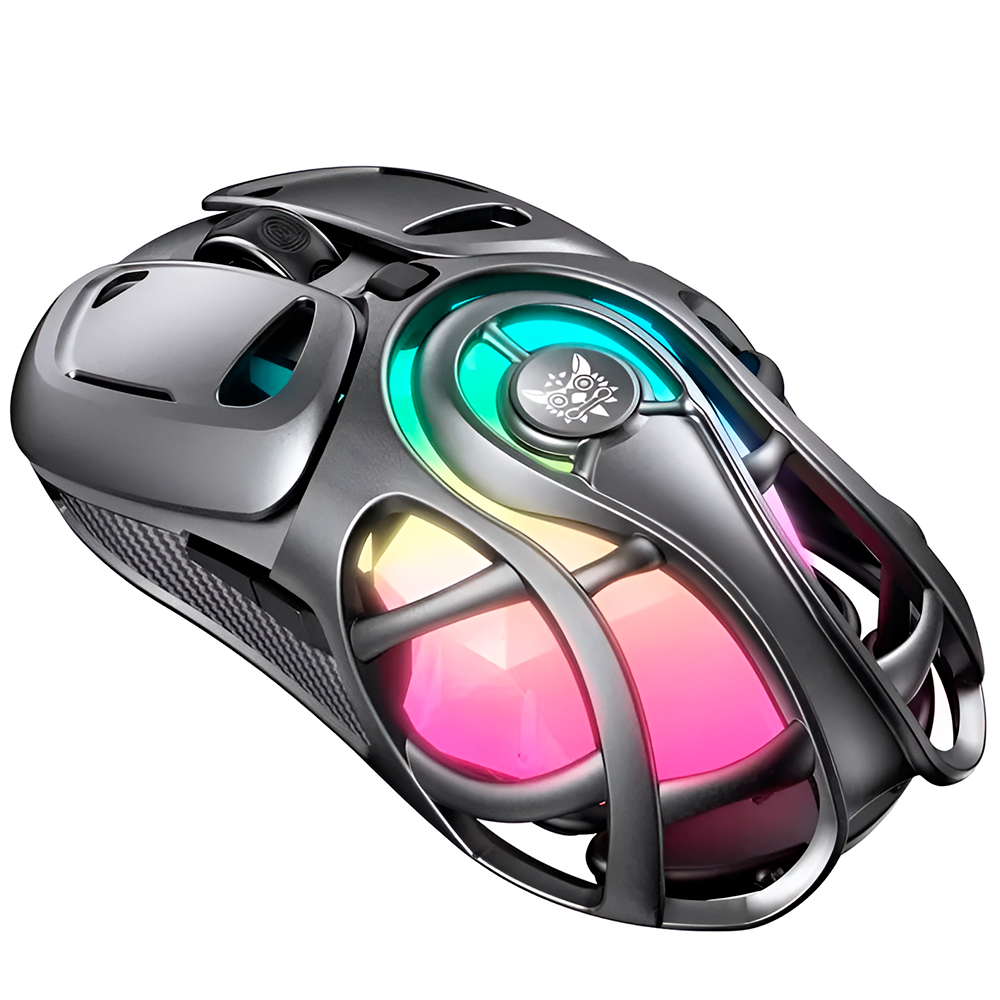Comprar Mouse Gamer Onikuma DM02 Wireless / Bluetooth / RGB - Preto em São José dos Pinhais