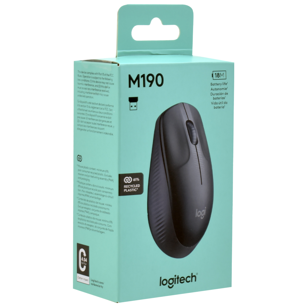 Comprar Mouse Logitech M190 Wireless - Cinza (910-005902) em São José dos Pinhais
