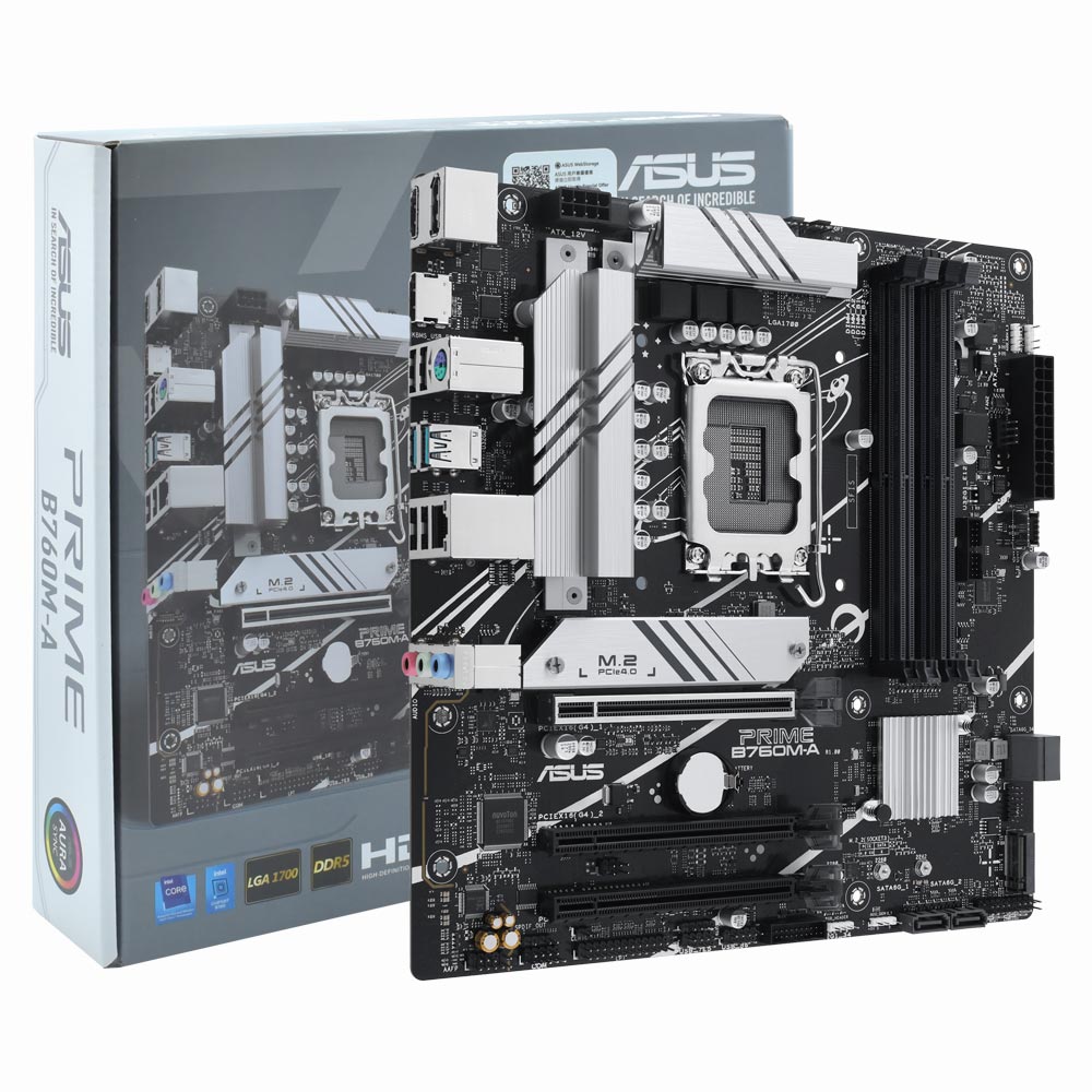 Comprar Placa Mãe ASUS Prime B760M-A Socket LGA 1700 / DDR5 em São José dos Pinhais