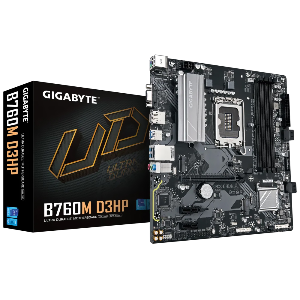 Comprar Placa Mãe Gigabyte B760M D3HP Socket LGA 1700 / DDR5 em São José dos Pinhais