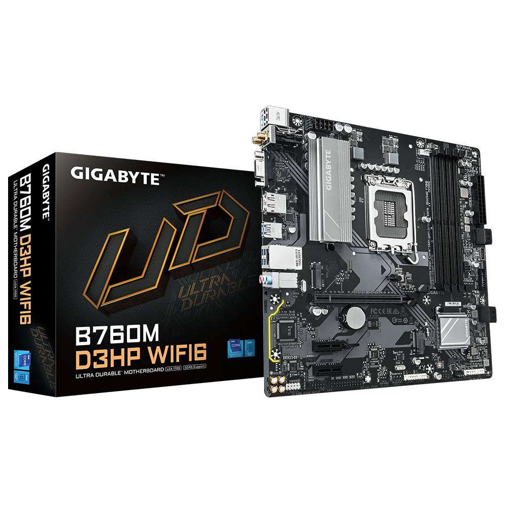 Comprar Placa Mãe Gigabyte B760M D3HP Wi-Fi 6 Socket LGA 1700 / DDR5 em São José dos Pinhais