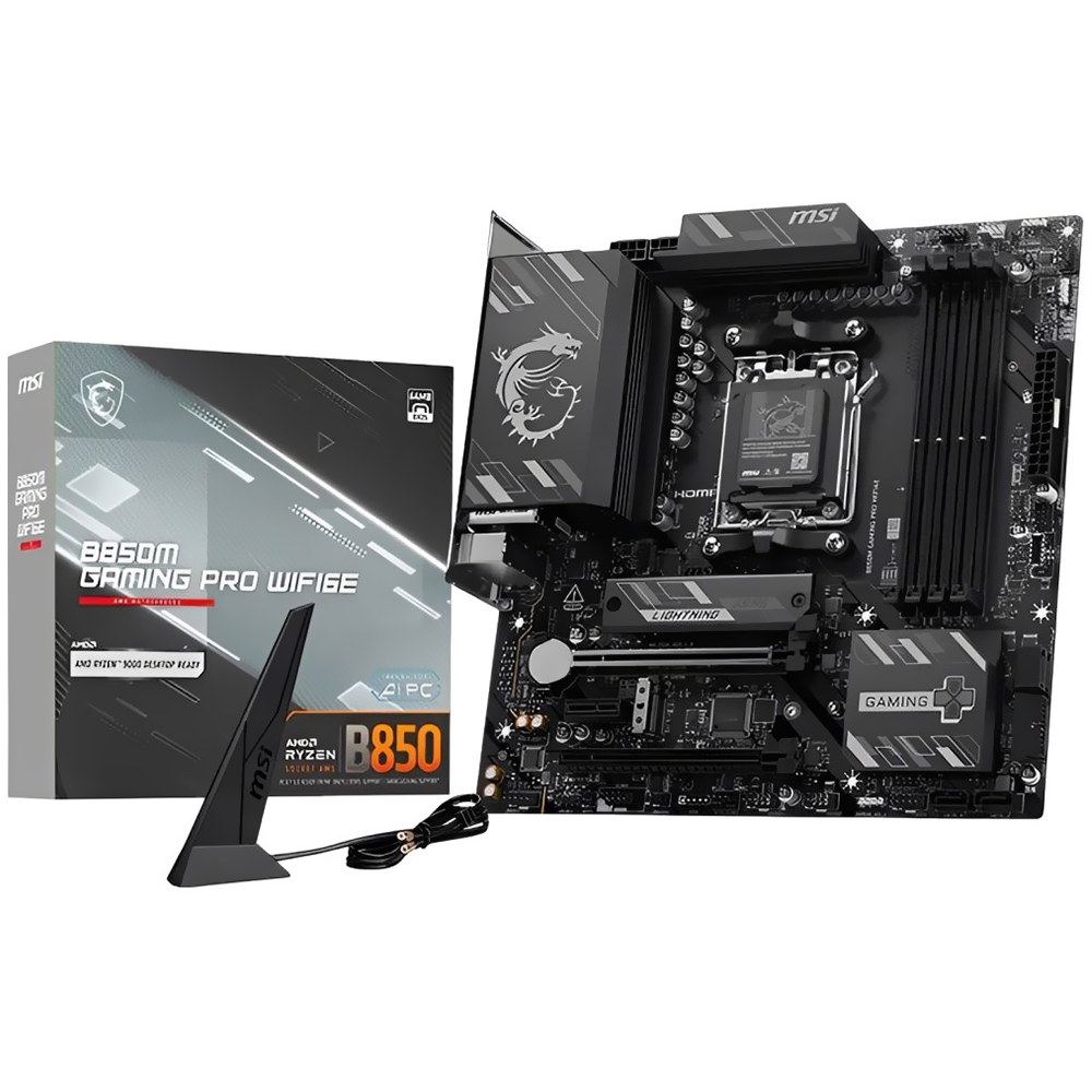 Comprar Placa Mãe MSI B850M Gaming Pro Wi-Fi6E Socket AM5 / DDR5 em São José dos Pinhais