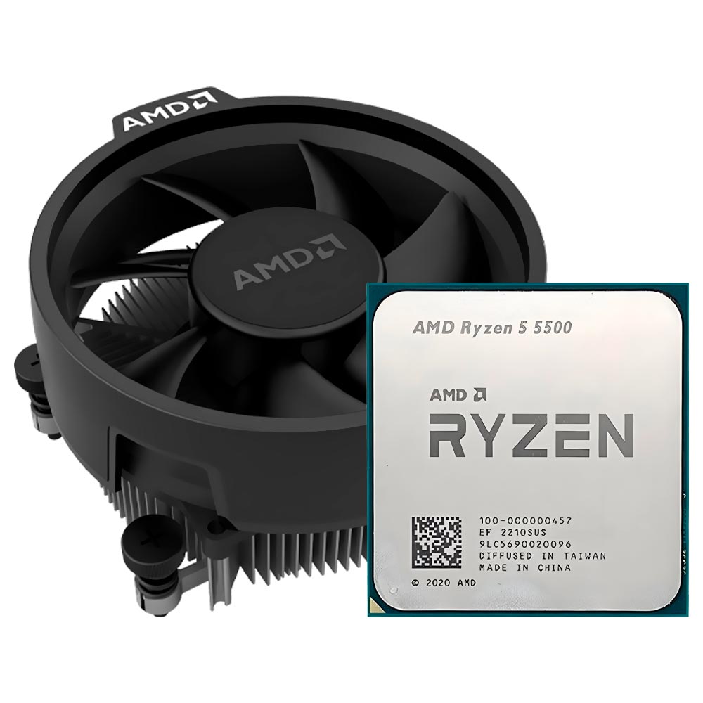Comprar Processador AMD Ryzen 5 5500 Socket AM4 / 3.6GHZ / 19MB em São José dos Pinhais