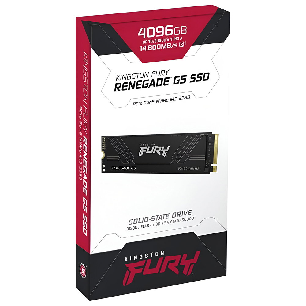 Comprar SSD Kingston M.2 4TB Fury Renegade G5 NVMe - SFYR2S/4T0 em São José dos Pinhais
