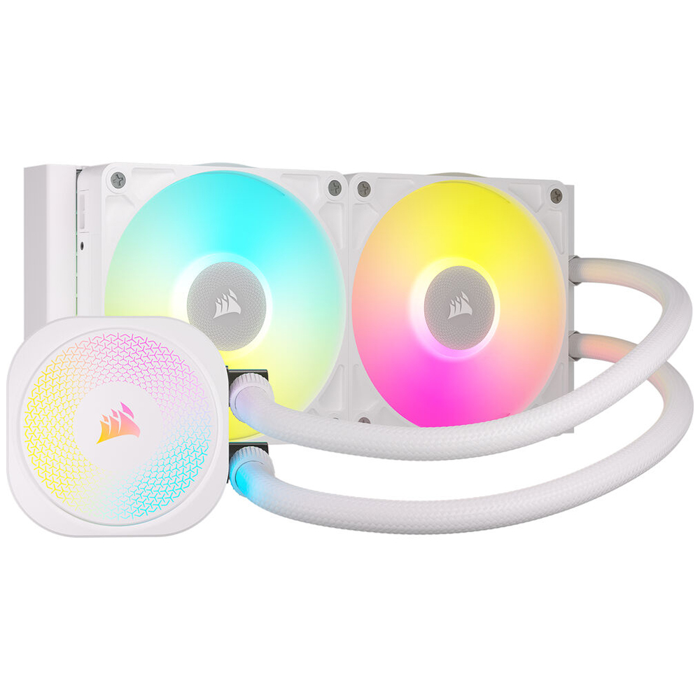 Comprar Water Cooler para Processador Corsair ICUE Link Titan 240 RX 240MM RGB Branco - CW-9061020-WW em São José dos Pinhais