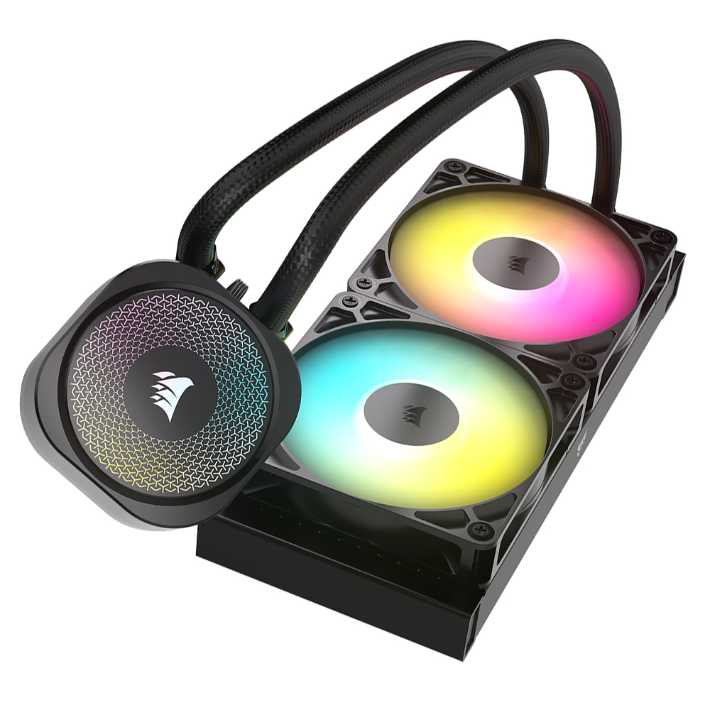 Comprar Water Cooler para Processador Corsair Nautilus 240 RS ARGB 240MM - Preto (CW-9060092-WW) em São José dos Pinhais