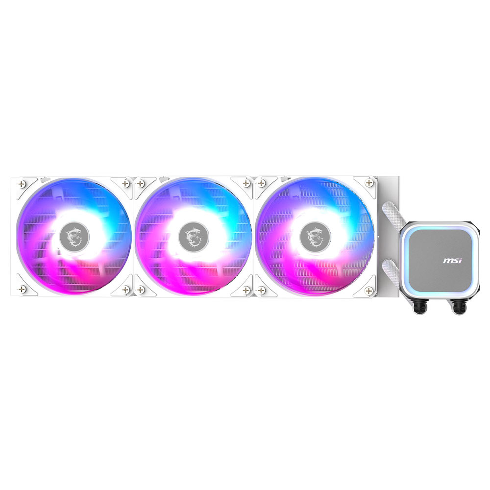 Comprar Water Cooler para Processador MSI Mag Coreliquid A13 360 White Intel 1150-1851 AMD AM5-AM4 ARGB 360MM - Branco em São José dos Pinhais