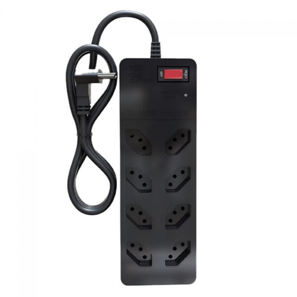 Filtro de Linha DPS ICLAMPER Energia 8 Tomadas, 127/220 volts, LCF, 1,3M, Black, Bivolt - Image 3