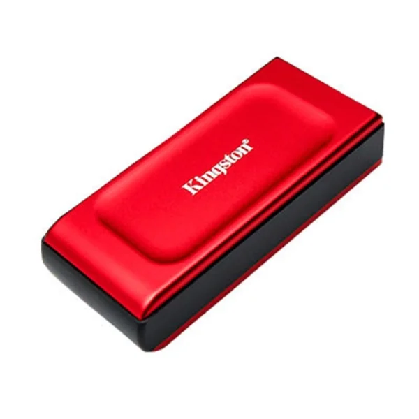 SSD Externo Kingston XS1000, 2 TB, USB 3.2 Gen 2x2, Portátil, Leitura: 1050 MB/s, Gravação: 1000 MB/s, Vermelho - SXS1000R/2000G - Imagem 2