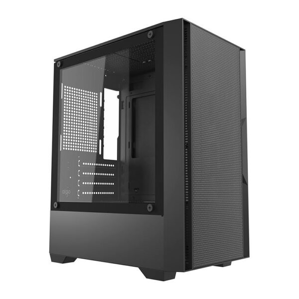 GABINETE GAMER AIGO DARKFLASH C195M MESH, MID-TOWER, LATERAL DE VIDRO, PRETO, AC-C195M-MESH-B-HQ1 - Imagem 2