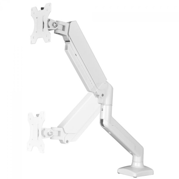 Suporte de Mesa Bluecase Ergo Flexy, Articulado, Com Pistão, Para Monitores 12 Até 32 Pol, Branco, BSMTG01-3WBX - Imagem 3