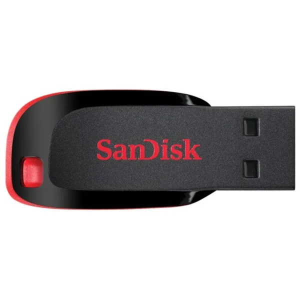 Pendrive Sandisk Z50 Cruzer Blade 128GB USB 2.0 - Preto / Vermelho - Imagem 2