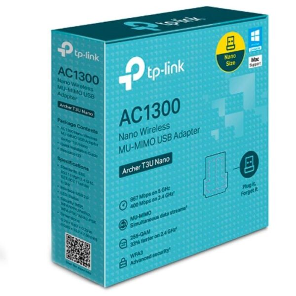 Adaptador TP-Link Wireless Archer T3U Nano USB MU-MIMO - AC1300 - Imagem 2
